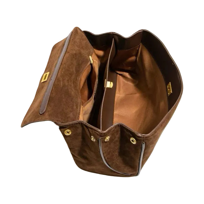 LUMIÈRE™ Sorell Suede Leather Bag