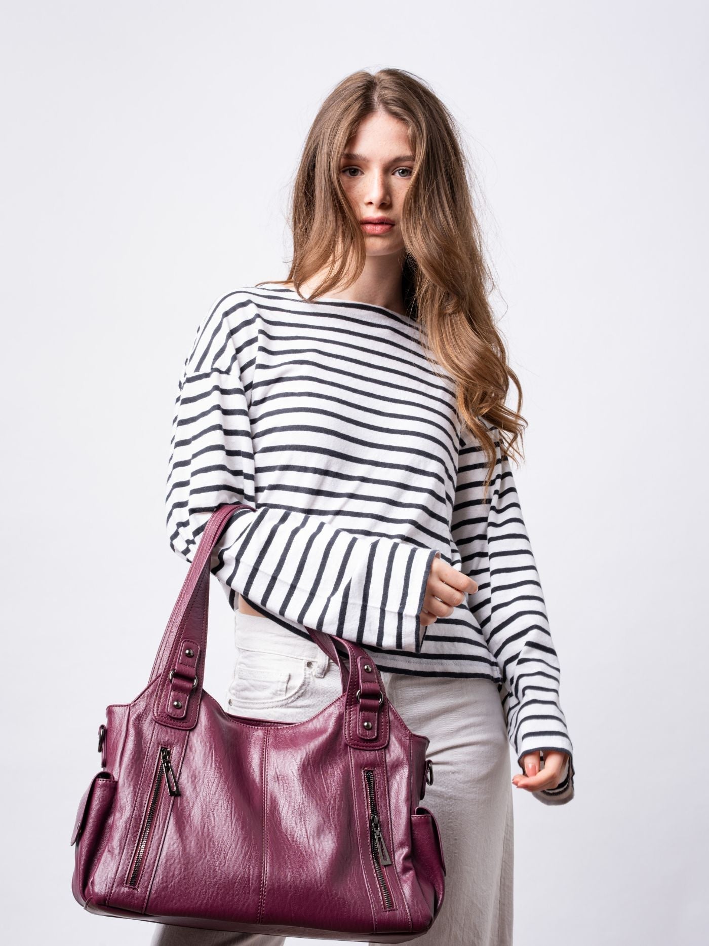 Éliane™ – Premium Multi-Pocket Shoulder Bag