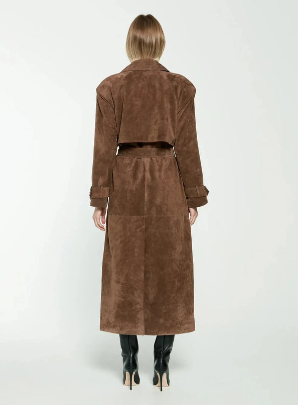 Aurora™ Suede Trenchcoat