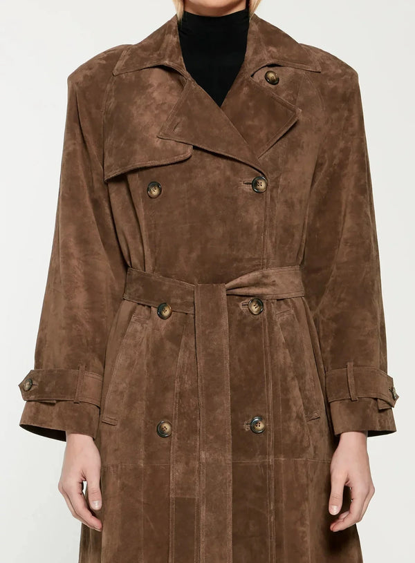 Aurora™ Suede Trenchcoat