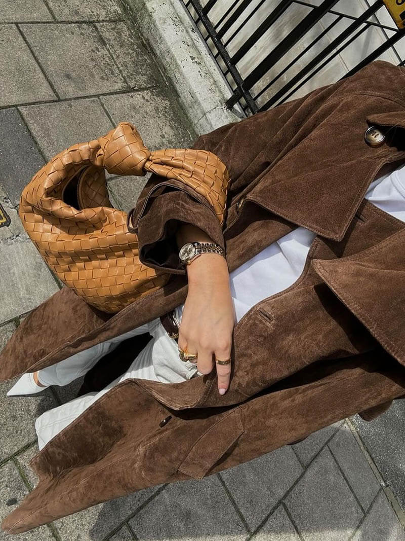 Aurora™ Suede Trenchcoat